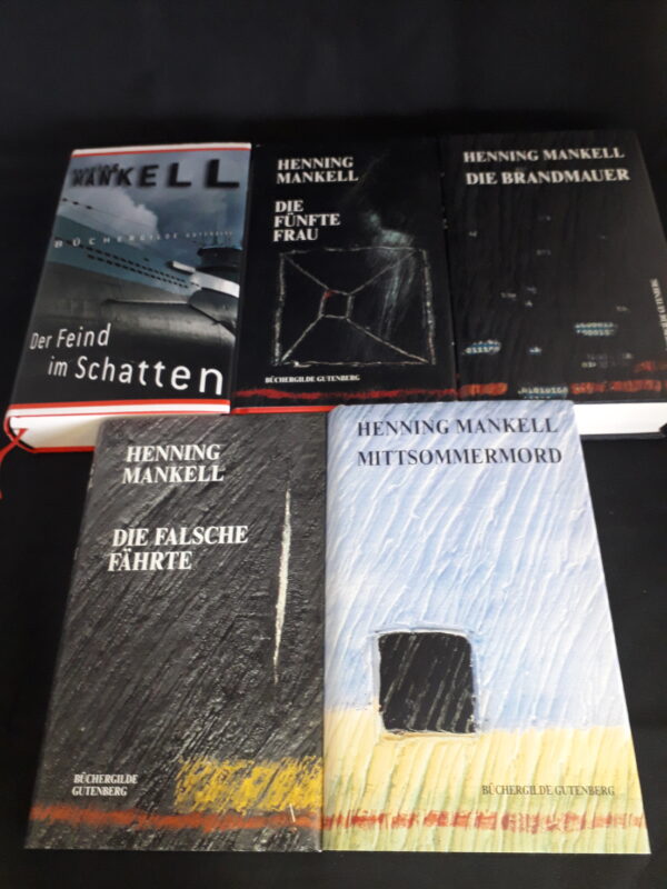 Bücherkiste Henning Mankell Büchergilde (5 x HC)