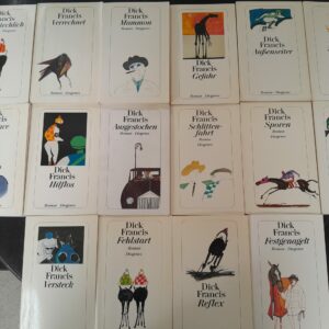 Dick Francis Bücherkiste (16 x Diogenes-TB)