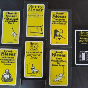 Henry Slesar Bücherkiste (5 x Diogenes Taschenbücher)