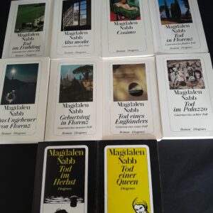 Magdalen Nabb Krimi-Bücherkiste (10 x Diogenes-Taschenbücher)