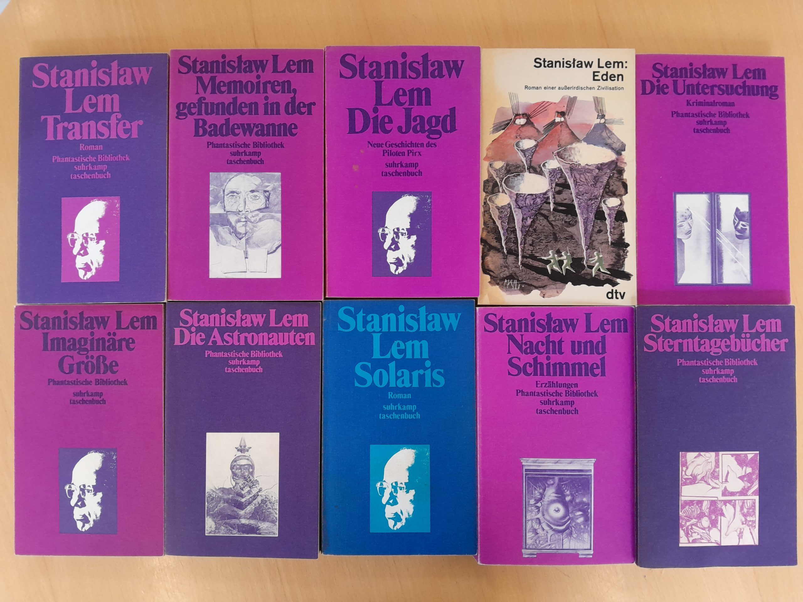 Stanislaw Lem Buchpaket (10 x TB Phantastische Bibliothek Suhrkamp)