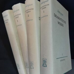 Shakespeare: Dramatische Werke I-III + Poetische Werke