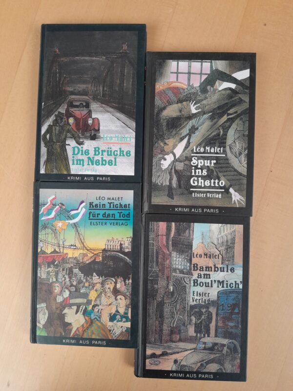 Kleines Léo Malet Buchpaket (4 x Romane)