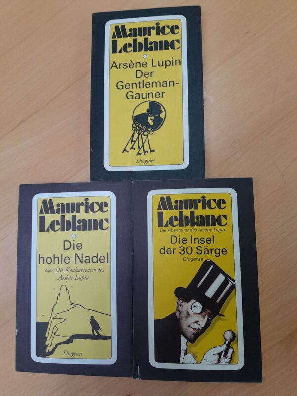 Maurice Leblanc Buchpaket (3 x Diogenes-TB)