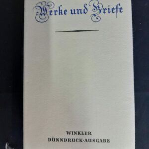 Novalis: Werke und Briefe (Winkler Dünndruckausgabe)