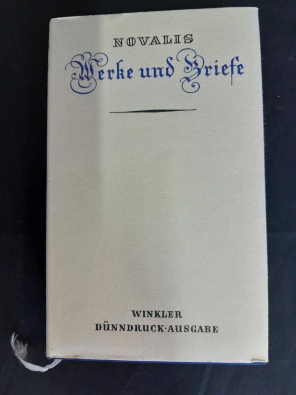 Novalis: Werke und Briefe (Winkler Dünndruckausgabe)