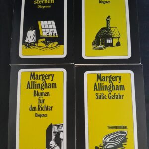 Margery Allingham Krimi-Paket (4 x Diogenes-TB)