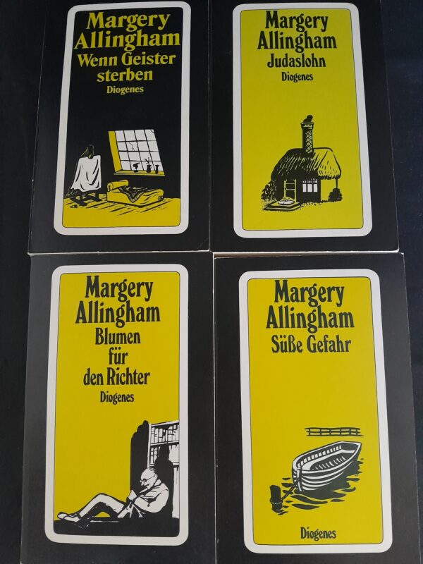 Margery Allingham Krimi-Paket (4 x Diogenes-TB)