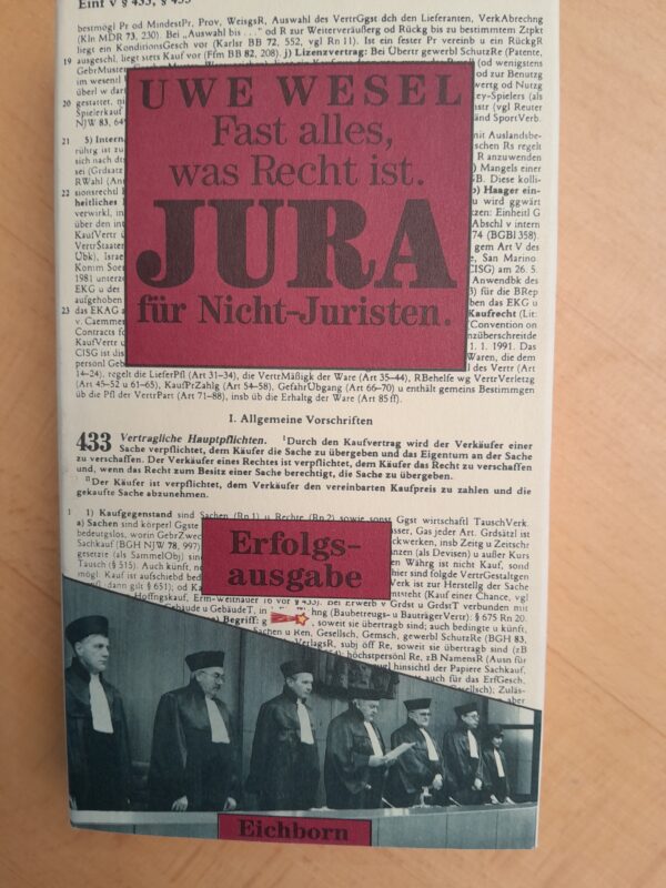 Uwe Wesel: Fast alles, was Recht ist