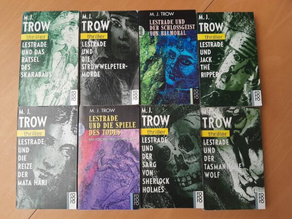 M.J. Trow Bücherpaket (8 x TB)