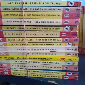 James Hadley Chase Bücherkiste (15 x TB)