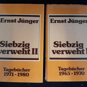 Ernst Jünger: Siebzig verweht I + II (Die Tagebücher 1965-1970 und 1971-1980)