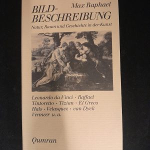 Max Raphael: Bildbeschreibung. Natur, Raum und Geschichte in der Kunst