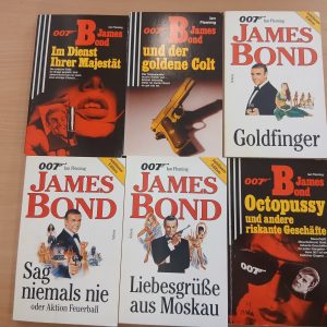 Kleines James Bond 007-Buchpaket (6 x TB)
